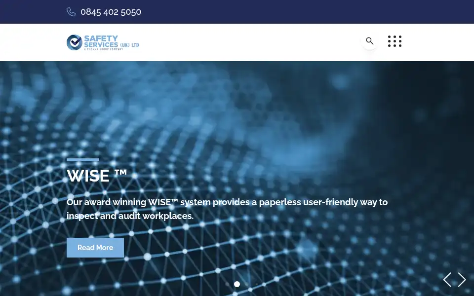 Screenshot of safetyservices.co.uk
