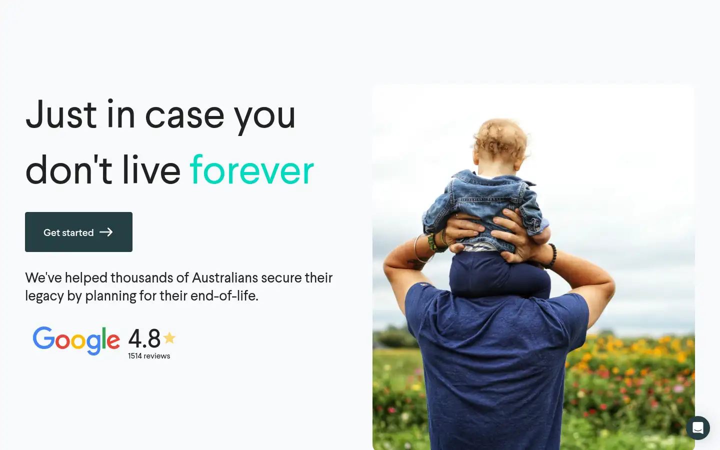 Screenshot of safewill.com