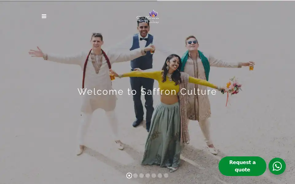 Screenshot of saffronculture.co.uk