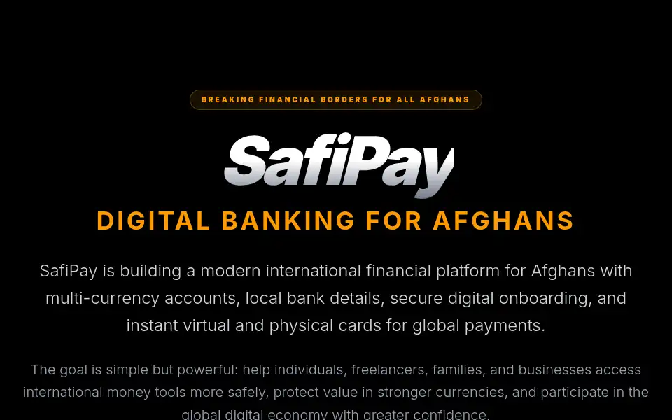 Screenshot of safipay.net