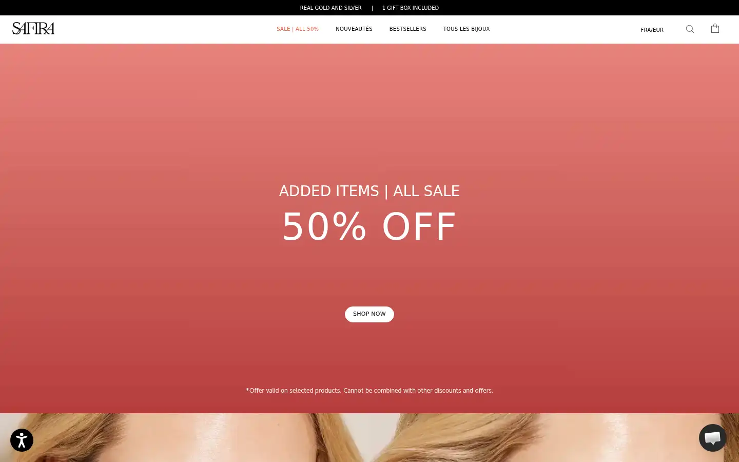 Screenshot of safira.com