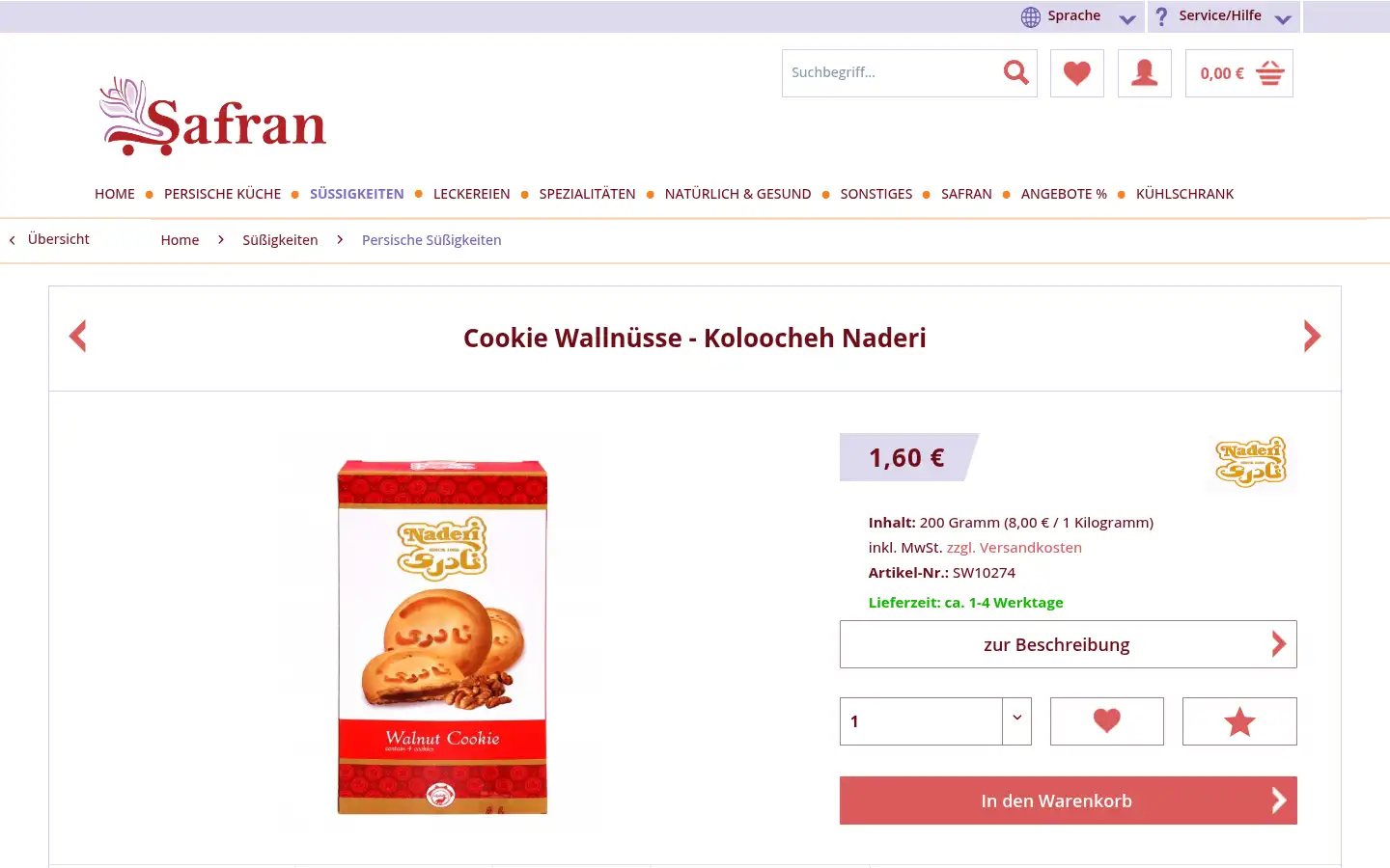Screenshot of safran-eu.de