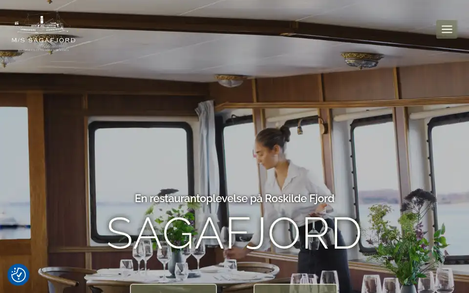 Screenshot of sagafjord.dk