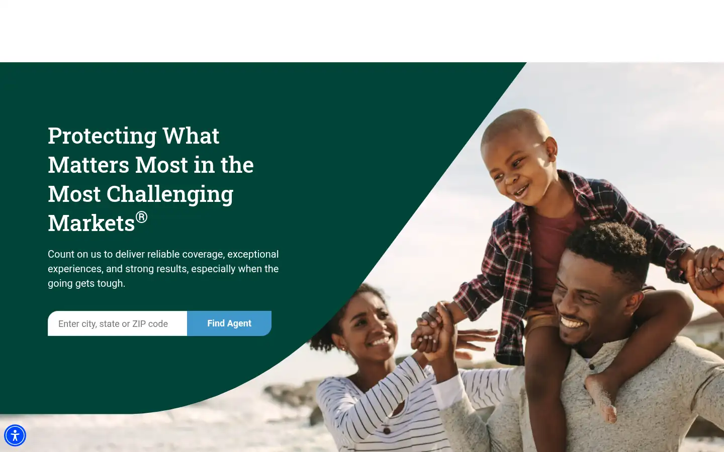 Screenshot of sagesure.com