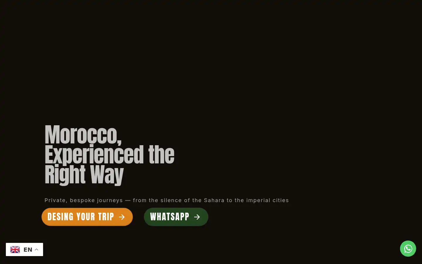 Screenshot of saharatoursmorocco.com