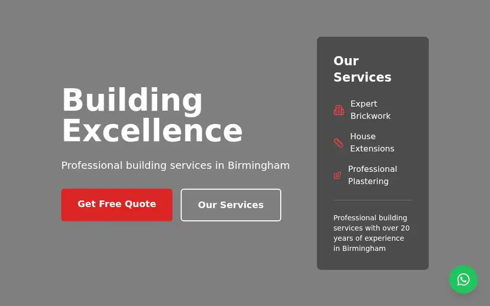 Screenshot of saif-builders.com