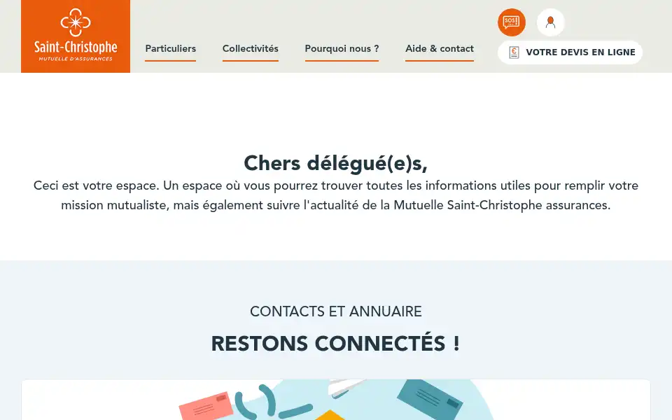 Screenshot of saint-christophe-assurances.fr