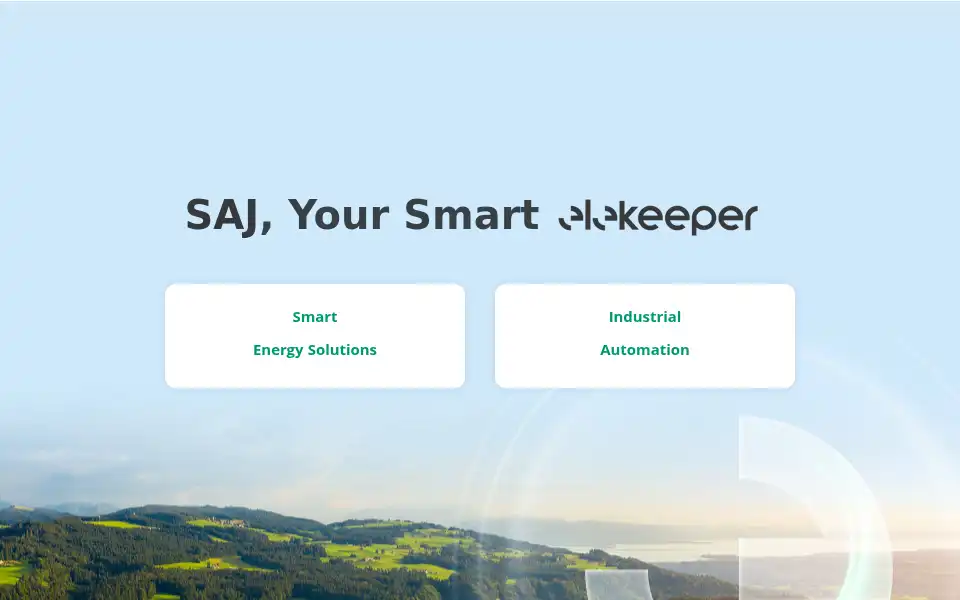 Screenshot of saj-electric.com