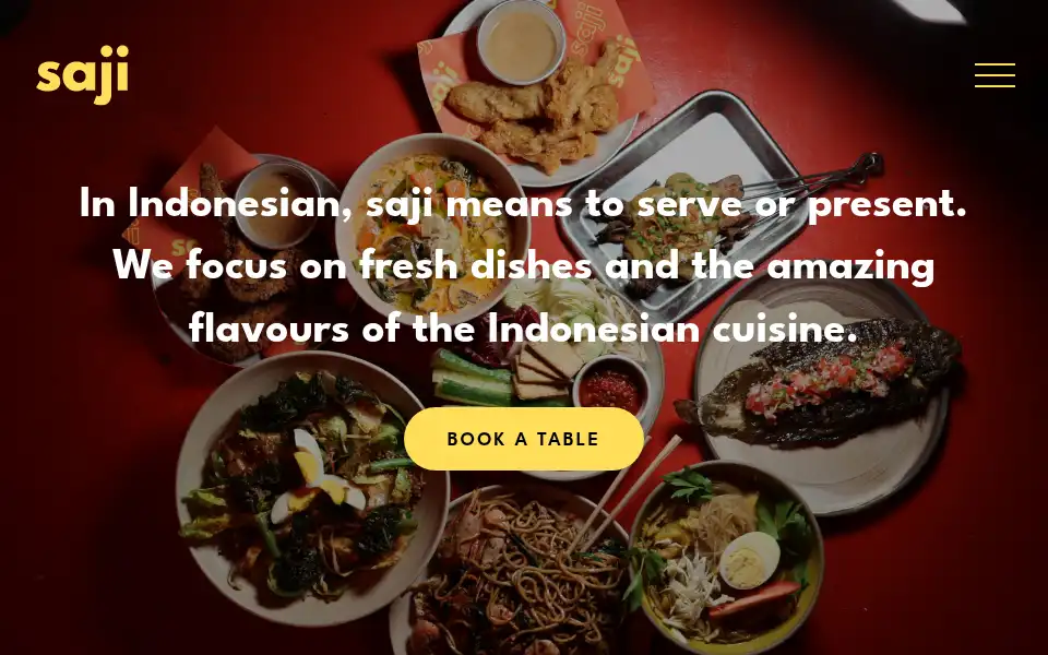 Screenshot of saji.dk