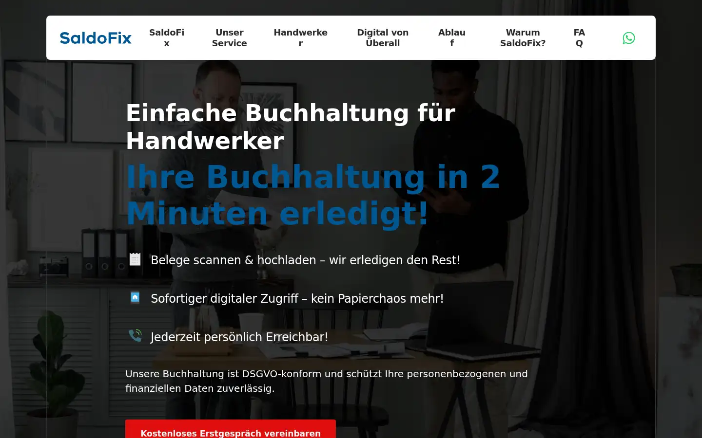 Screenshot of saldofix.com
