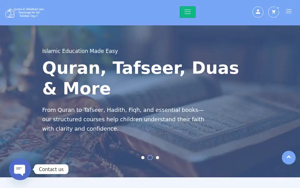 Screenshot of salehin.org