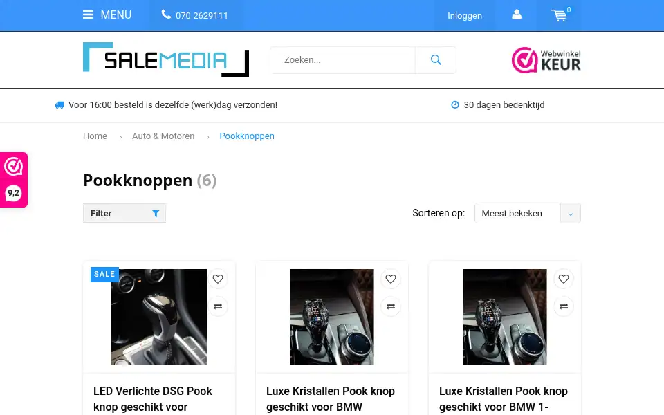 Screenshot of salemedia.nl