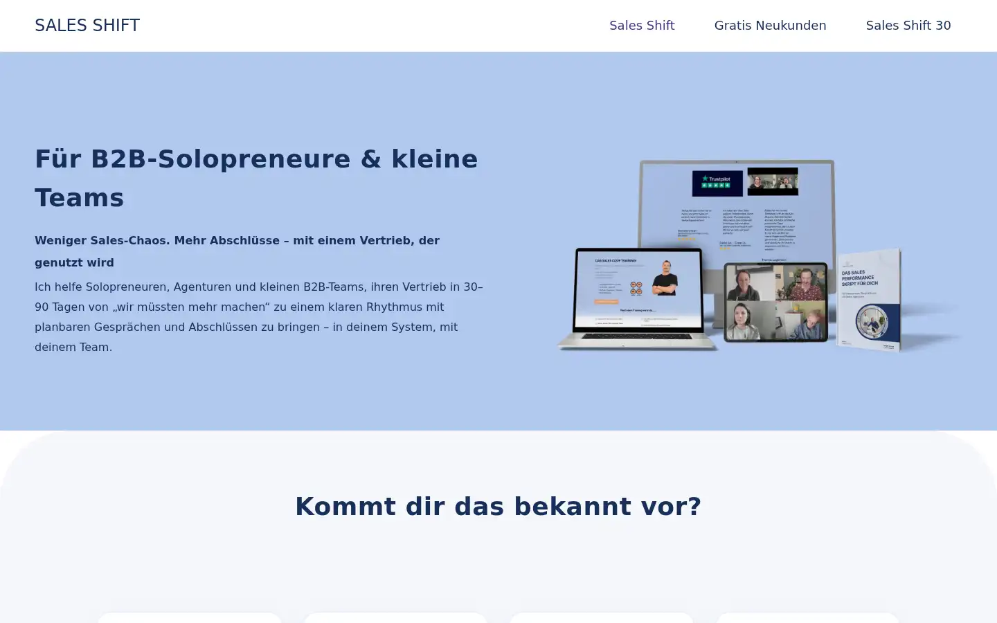 Screenshot of sales-ausbildung.de