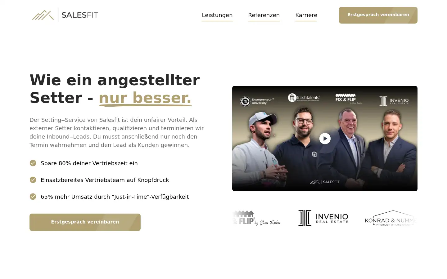 Screenshot of sales-fit.com