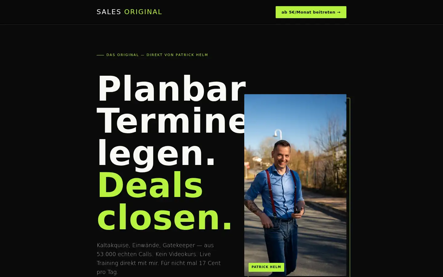 Screenshot of sales-wiki.de