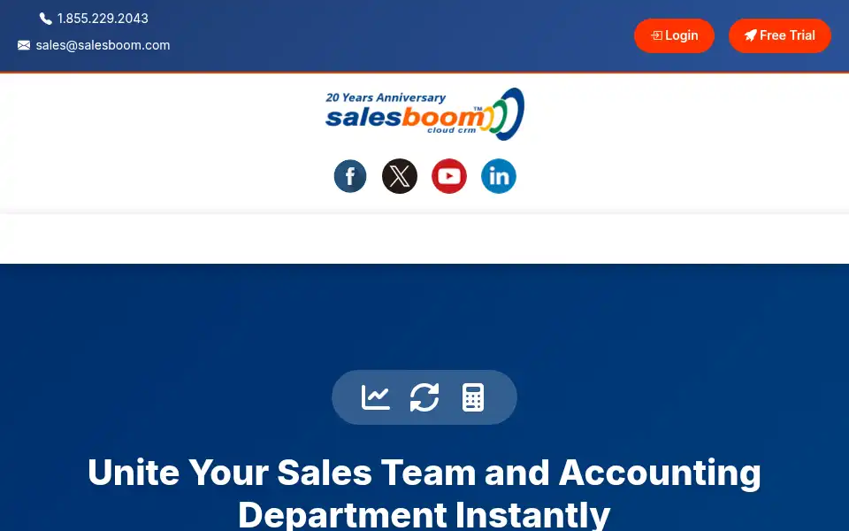Screenshot of salesboom.com