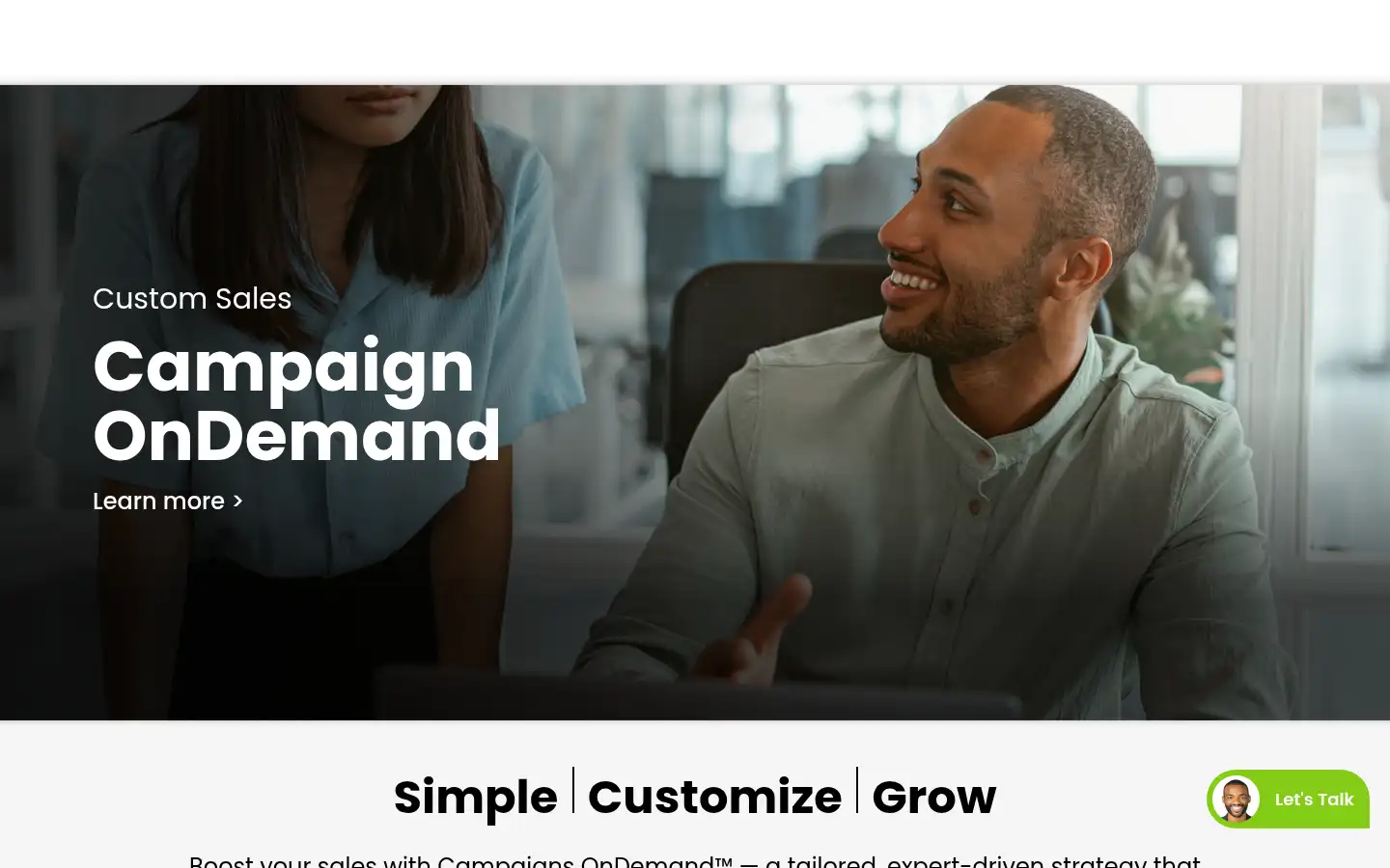 Screenshot of salesbox.io