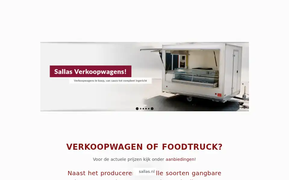 Screenshot of sallas.nl