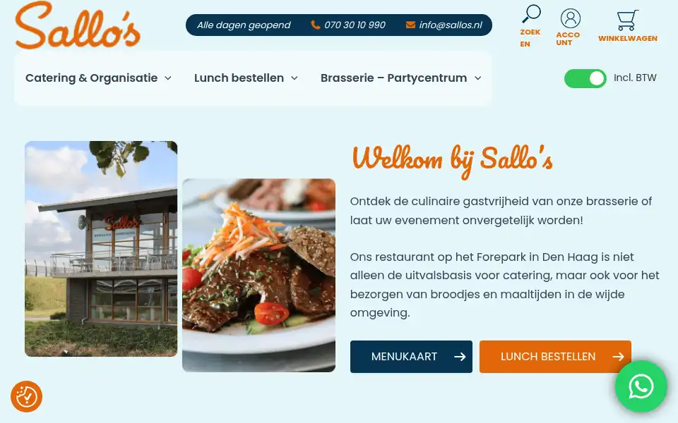 Screenshot of sallos.nl