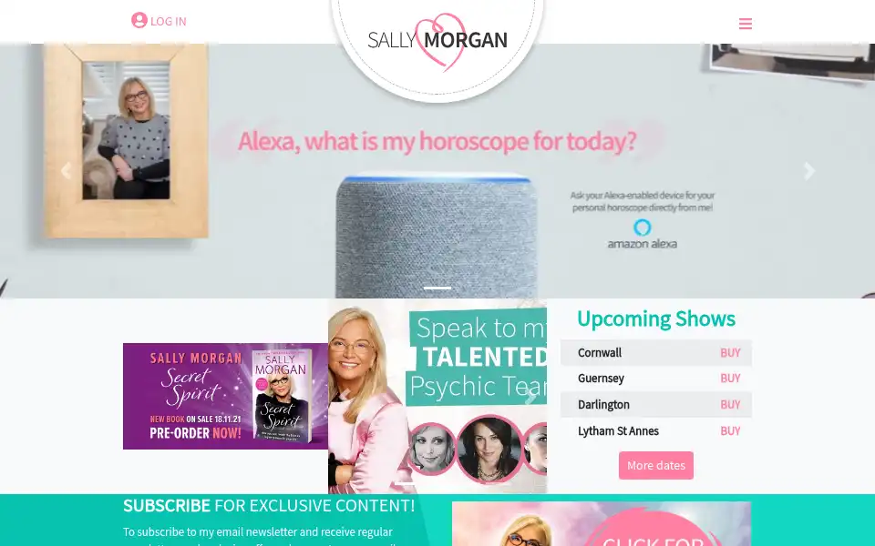 Screenshot of sallymorgan.tv