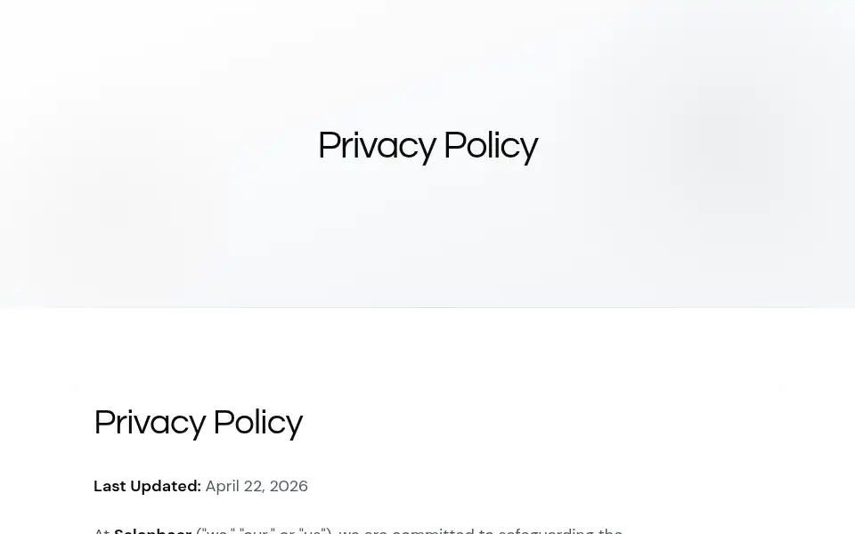 Screenshot of salonbear.com