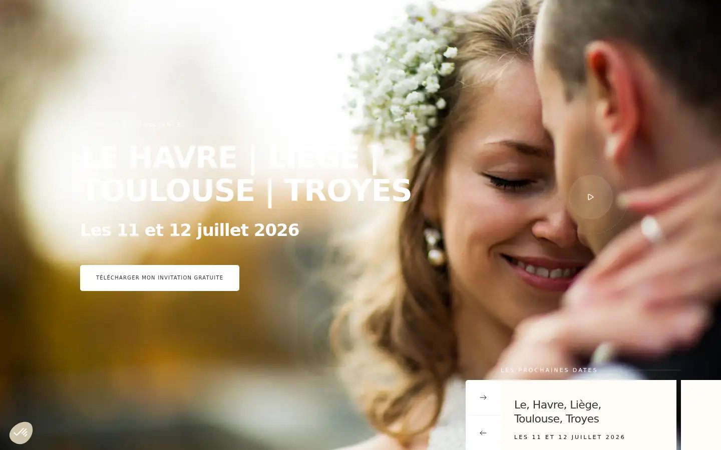 Screenshot of salondelalliance.com