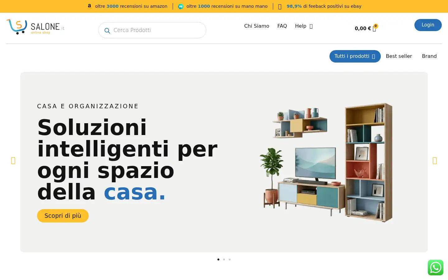 Screenshot of salonesrl.it