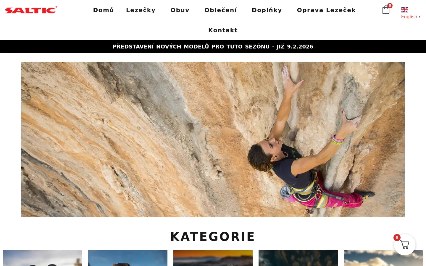 Screenshot of saltic.cz
