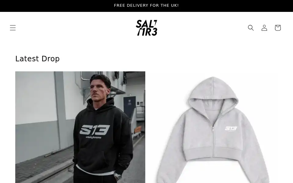 Screenshot of saltire13.com