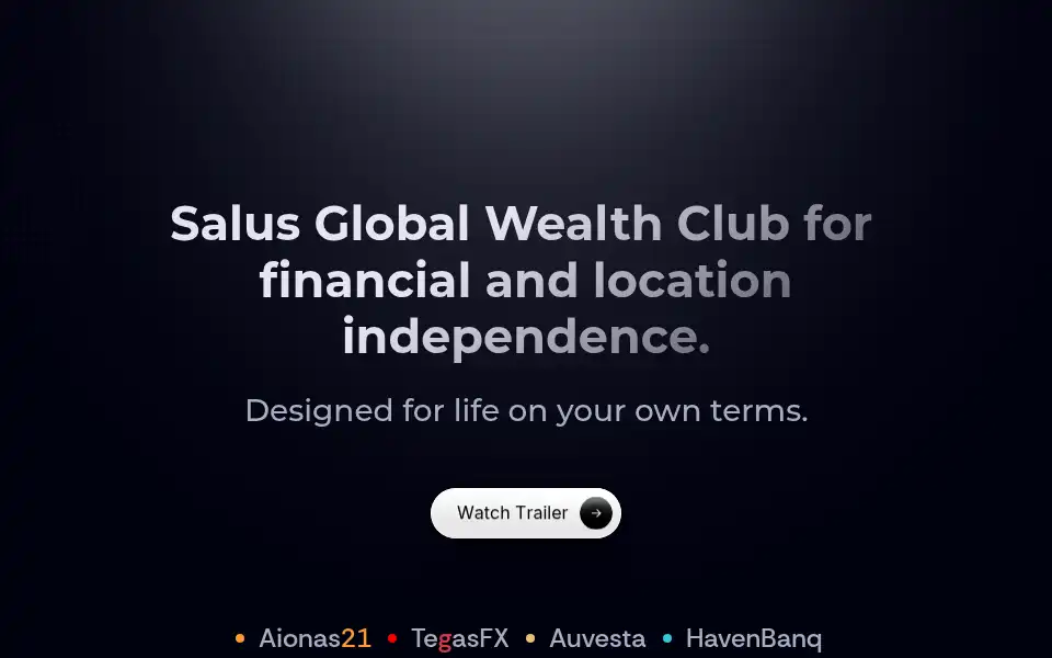 Screenshot of salusglobal.club