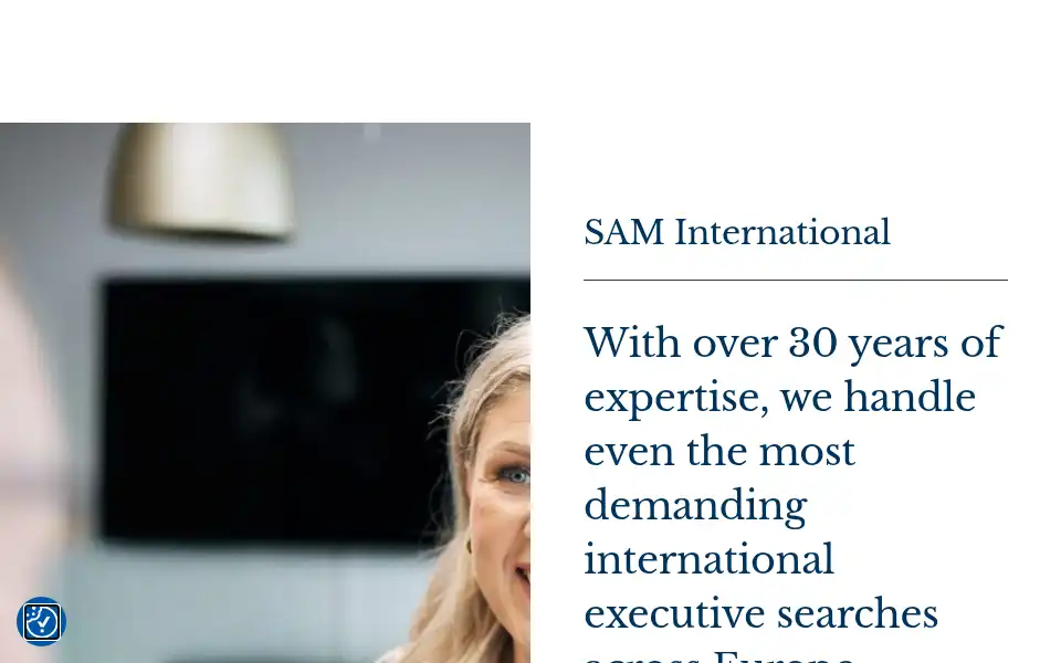 Screenshot of sam-int.com