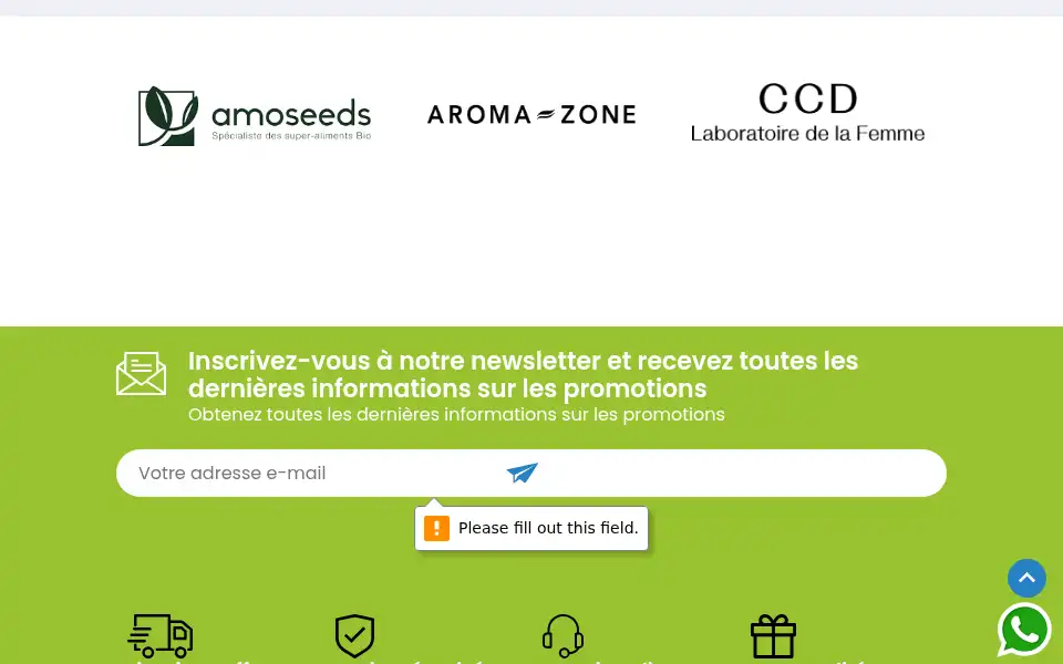 Screenshot of samadiet.com