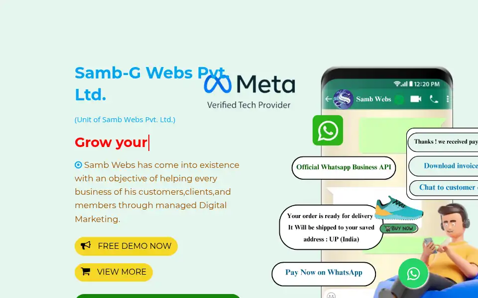 Screenshot of sambmail.com
