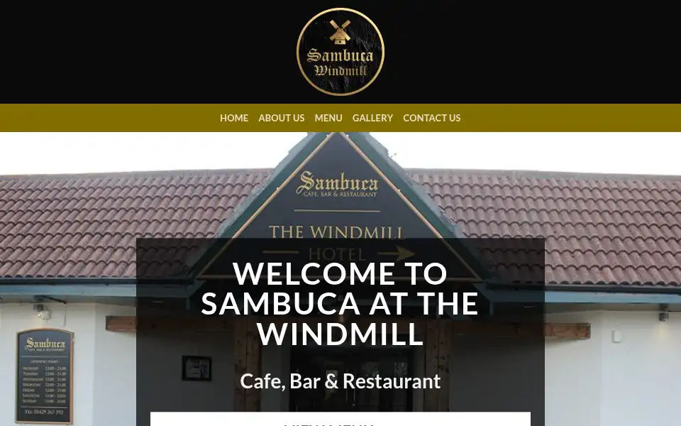 Screenshot of sambucawindmill.co.uk