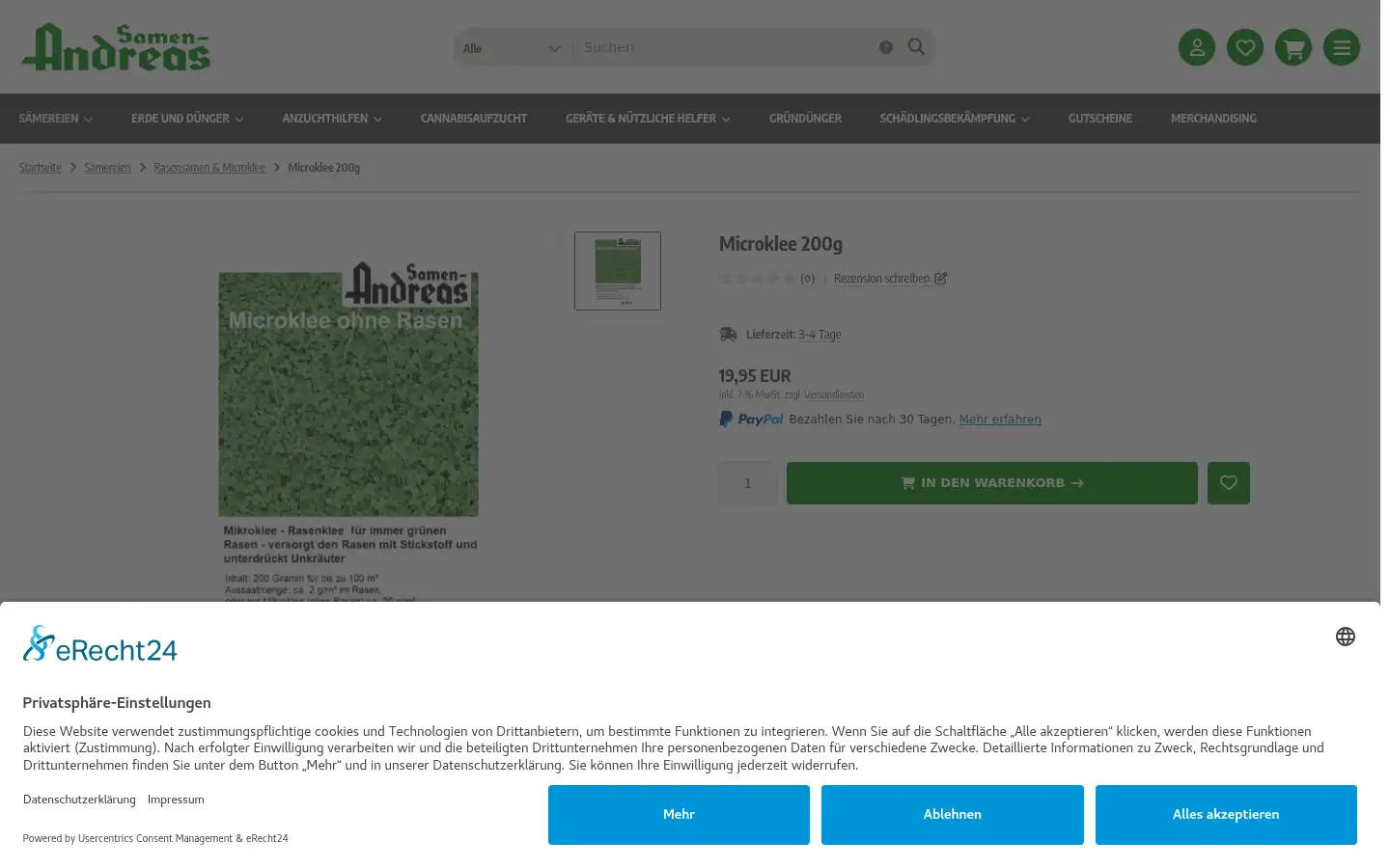 Screenshot of samen-online.de