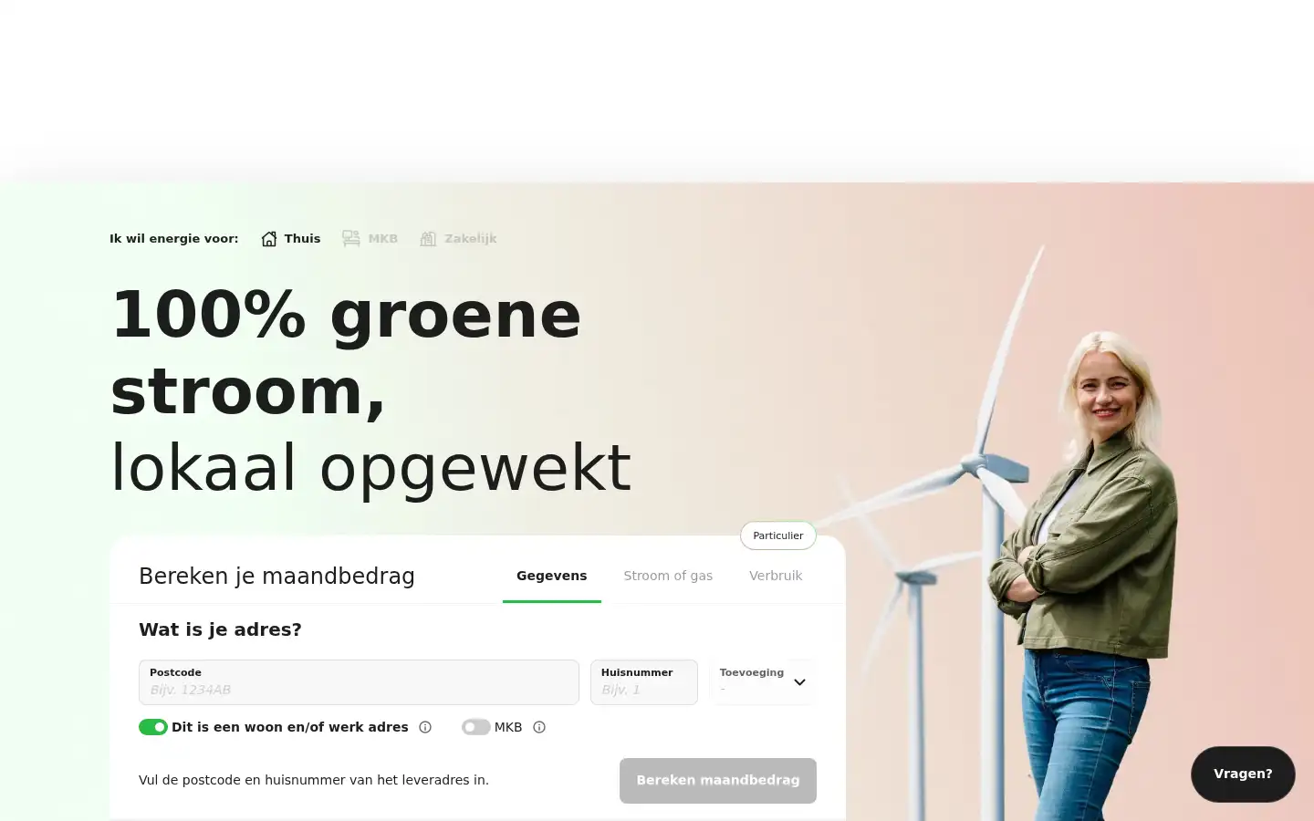 Screenshot of samenom.nl