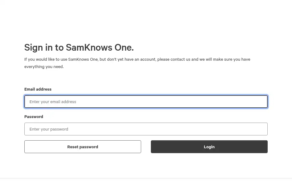 Screenshot of samknows.one