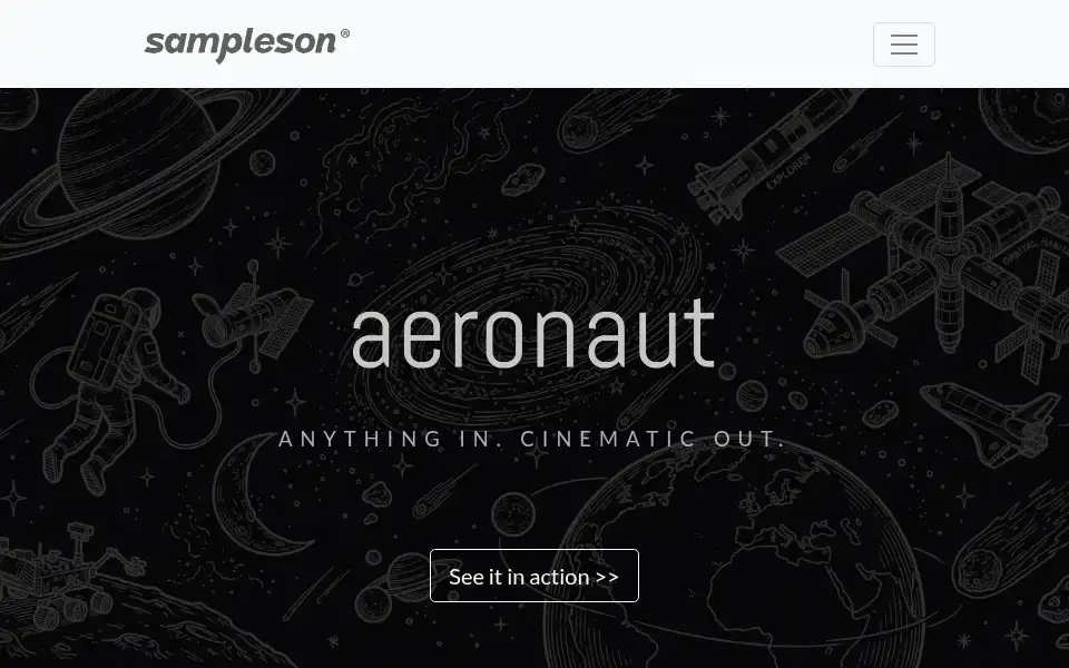Screenshot of sampleson.com