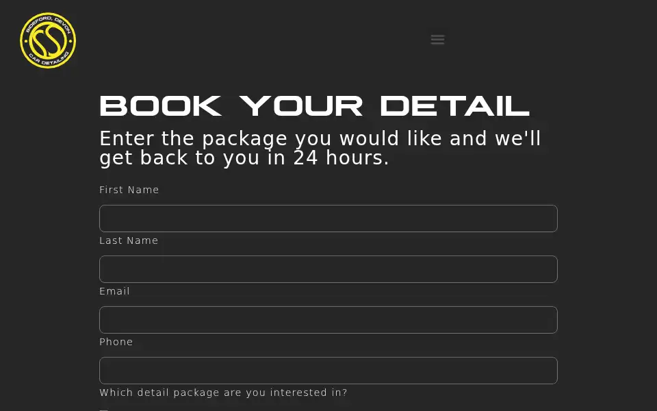 Screenshot of samsdetailer.co.uk