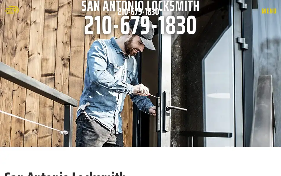 Screenshot of san-antonio-locksmith.us