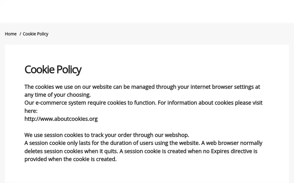Screenshot of sandasupplies.co.uk