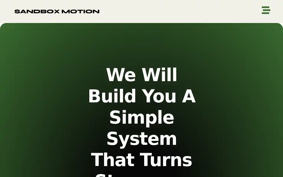 Screenshot of sandboxmotion.com