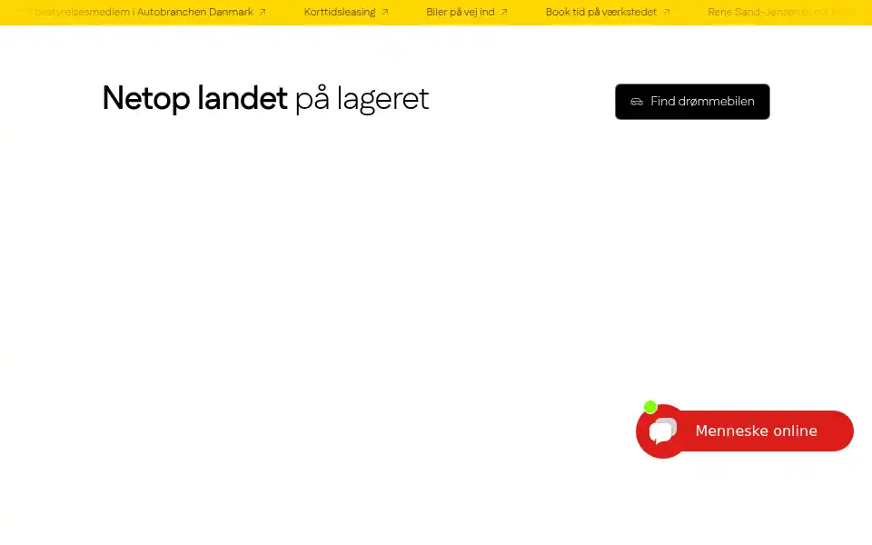 Screenshot of sandjensen.dk