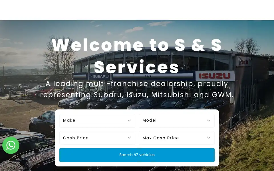 Screenshot of sandsservices.co.uk