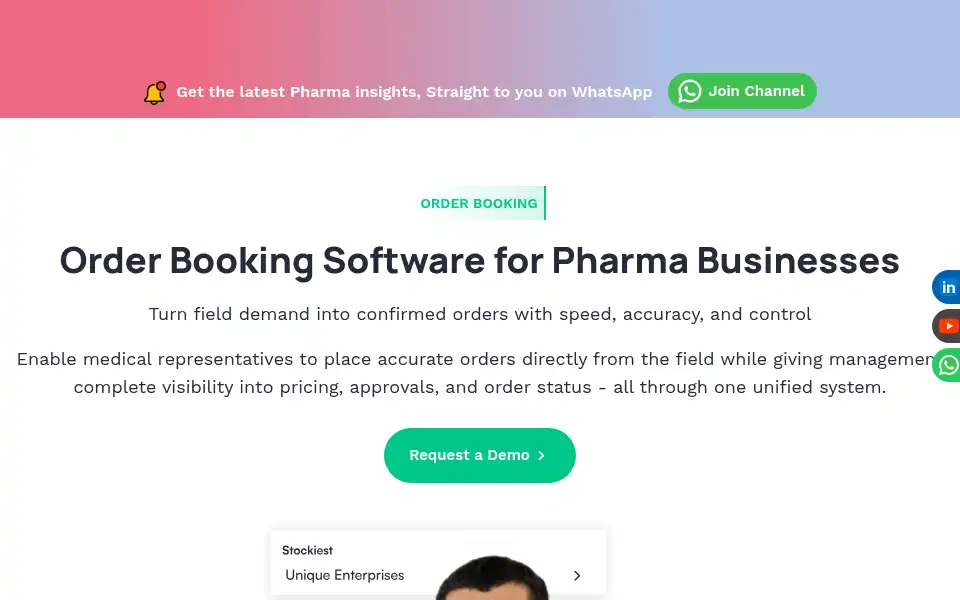 Screenshot of saneforce.com