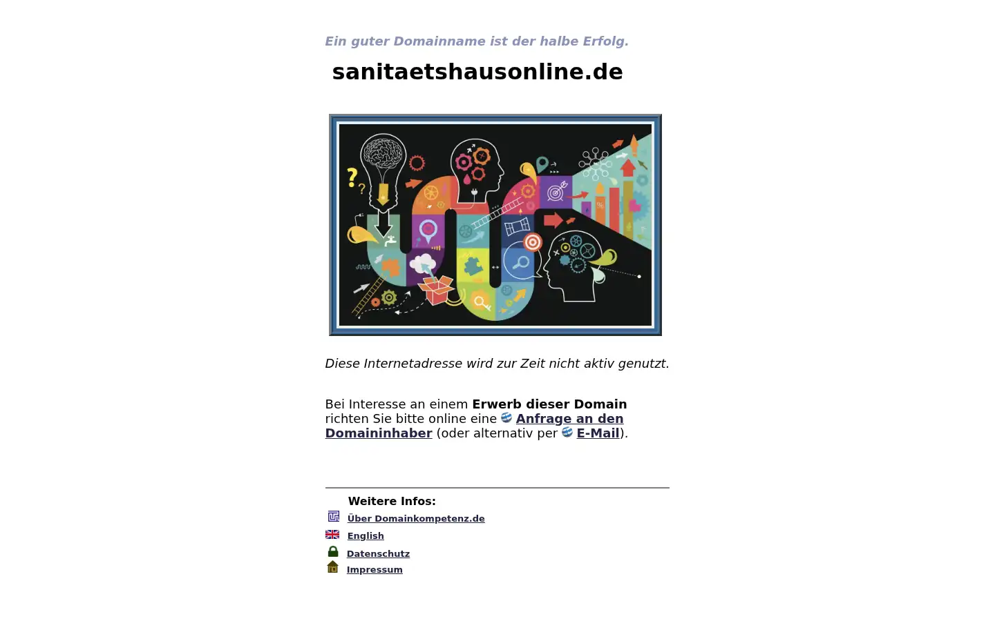 Screenshot of sanitaetshausonline.de