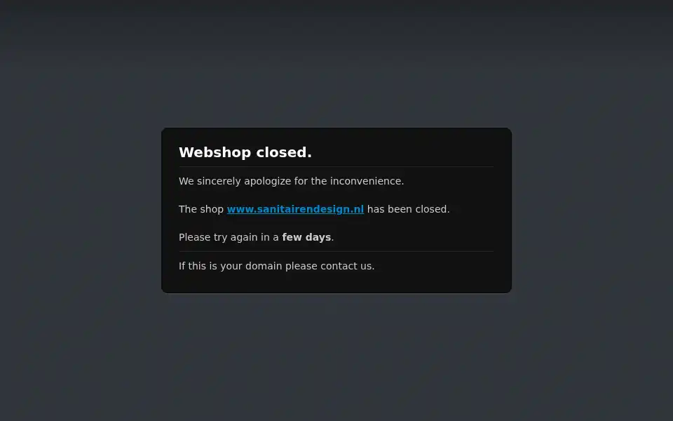 Screenshot of sanitairendesign.nl