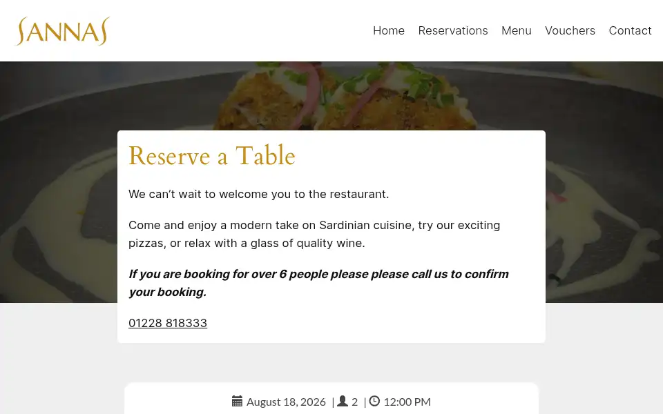 Screenshot of sannas1.co.uk