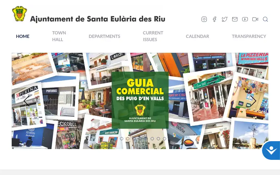 Screenshot of santaeulariadesriu.com