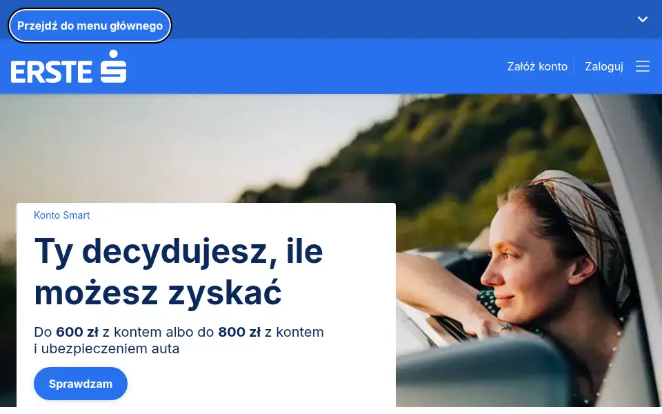 Screenshot of santander.pl